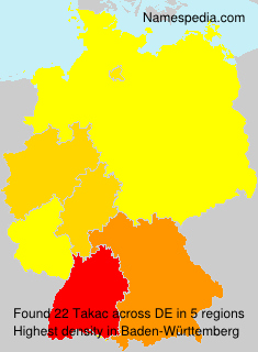 Surname Takac in Germany Surname Takac in Germany