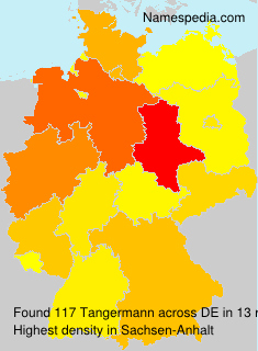 Surname Tangermann in Germany Surname Tangermann in Germany