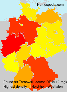 Surname Tarnowski in Germany Surname Tarnowski in Germany