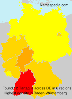 Surname Tartaglia in Germany Surname Tartaglia in Germany