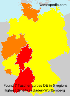 Surname Tascher in Germany Surname Tascher in Germany