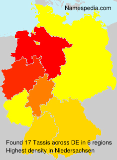 Surname Tassis in Germany Surname Tassis in Germany
