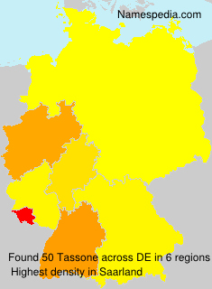 Surname Tassone in Germany Surname Tassone in Germany