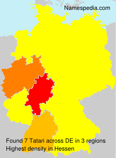 Surname Tatari in Germany Surname Tatari in Germany