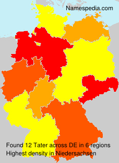 Surname Tater in Germany Surname Tater in Germany