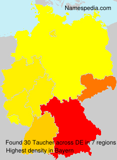 Surname Taucher in Germany Surname Taucher in Germany