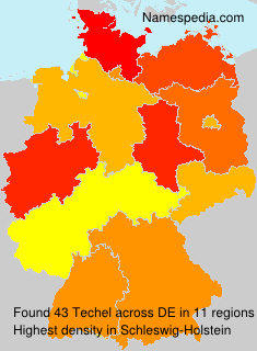 Surname Techel in Germany Surname Techel in Germany