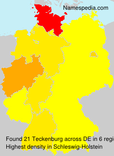 Surname Teckenburg in Germany Surname Teckenburg in Germany