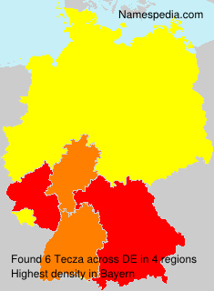 Surname Tecza in Germany Surname Tecza in Germany