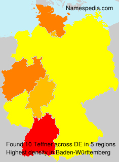 Surname Teffner in Germany Surname Teffner in Germany