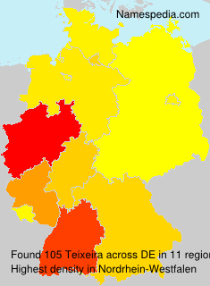 Surname Teixeira in Germany Surname Teixeira in Germany