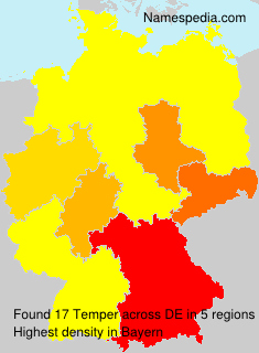 Surname Temper in Germany Surname Temper in Germany