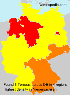 Surname Tempus in Germany Surname Tempus in Germany
