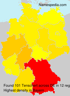 Surname Tenschert in Germany Surname Tenschert in Germany
