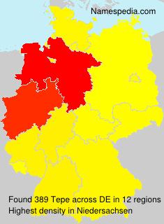 Surname Tepe in Germany Surname Tepe in Germany