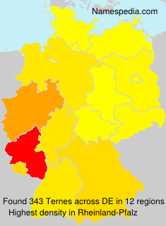 Surname Ternes in Germany Surname Ternes in Germany
