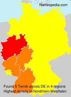Surname Ternik in Germany Surname Ternik in Germany