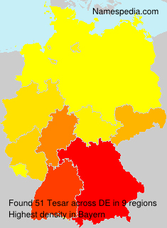 Surname Tesar in Germany Surname Tesar in Germany