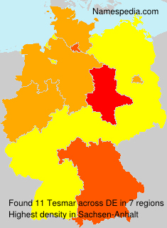 Surname Tesmar in Germany Surname Tesmar in Germany