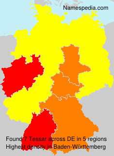 Surname Tessar in Germany Surname Tessar in Germany