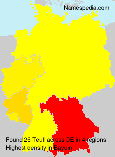 Surname Teufl in Germany Surname Teufl in Germany