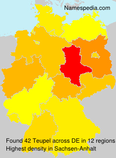 Surname Teupel in Germany Surname Teupel in Germany