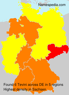 Surname Tevini in Germany Surname Tevini in Germany