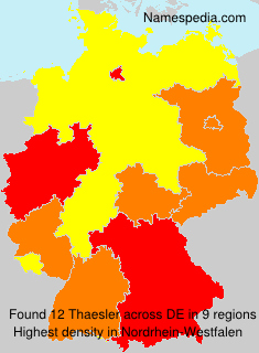 Surname Thaesler in Germany Surname Thaesler in Germany