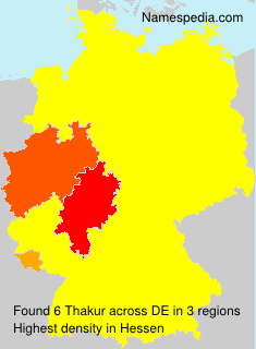 Surname Thakur in Germany Surname Thakur in Germany