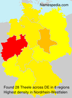 Surname Theele in Germany Surname Theele in Germany
