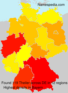 Surname Theiler in Germany Surname Theiler in Germany