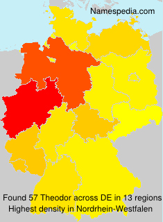 Surname Theodor in Germany Surname Theodor in Germany