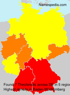 Surname Theofanidis in Germany Surname Theofanidis in Germany