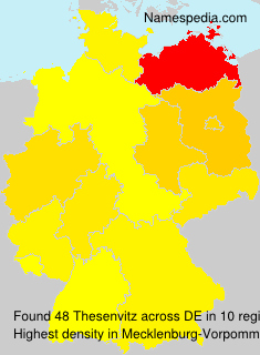 Surname Thesenvitz in Germany Surname Thesenvitz in Germany