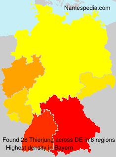 Surname Thierjung in Germany Surname Thierjung in Germany