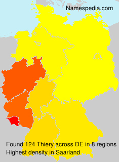 Surname Thiery in Germany Surname Thiery in Germany