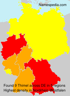 Surname Thimel in Germany Surname Thimel in Germany