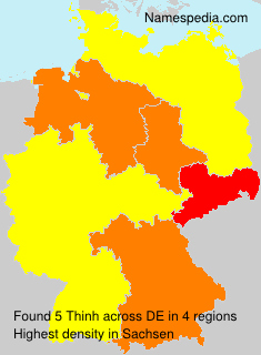 Surname Thinh in Germany Surname Thinh in Germany