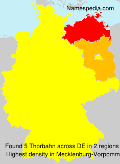 Surname Thorbahn in Germany Surname Thorbahn in Germany