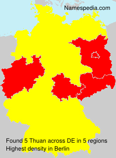 Surname Thuan in Germany Surname Thuan in Germany