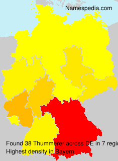 Surname Thummerer in Germany Surname Thummerer in Germany