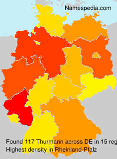 Surname Thurmann in Germany Surname Thurmann in Germany
