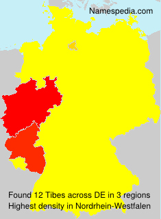 Surname Tibes in Germany Surname Tibes in Germany