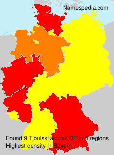 Surname Tibulski in Germany Surname Tibulski in Germany
