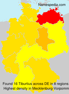 Surname Tiburtius in Germany Surname Tiburtius in Germany