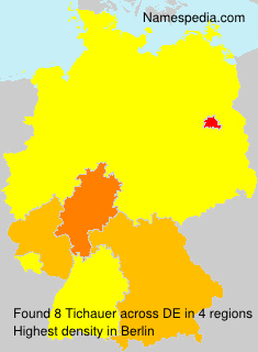 Surname Tichauer in Germany Surname Tichauer in Germany