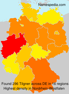 Surname Tilgner in Germany Surname Tilgner in Germany