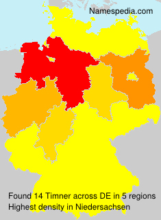 Surname Timner in Germany Surname Timner in Germany