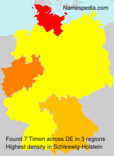 Surname Timon in Germany Surname Timon in Germany
