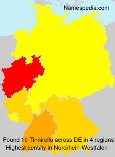 Surname Tinnirello in Germany Surname Tinnirello in Germany